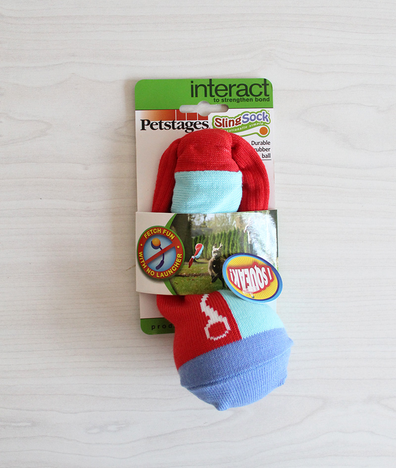 petstages sock sling dog toy