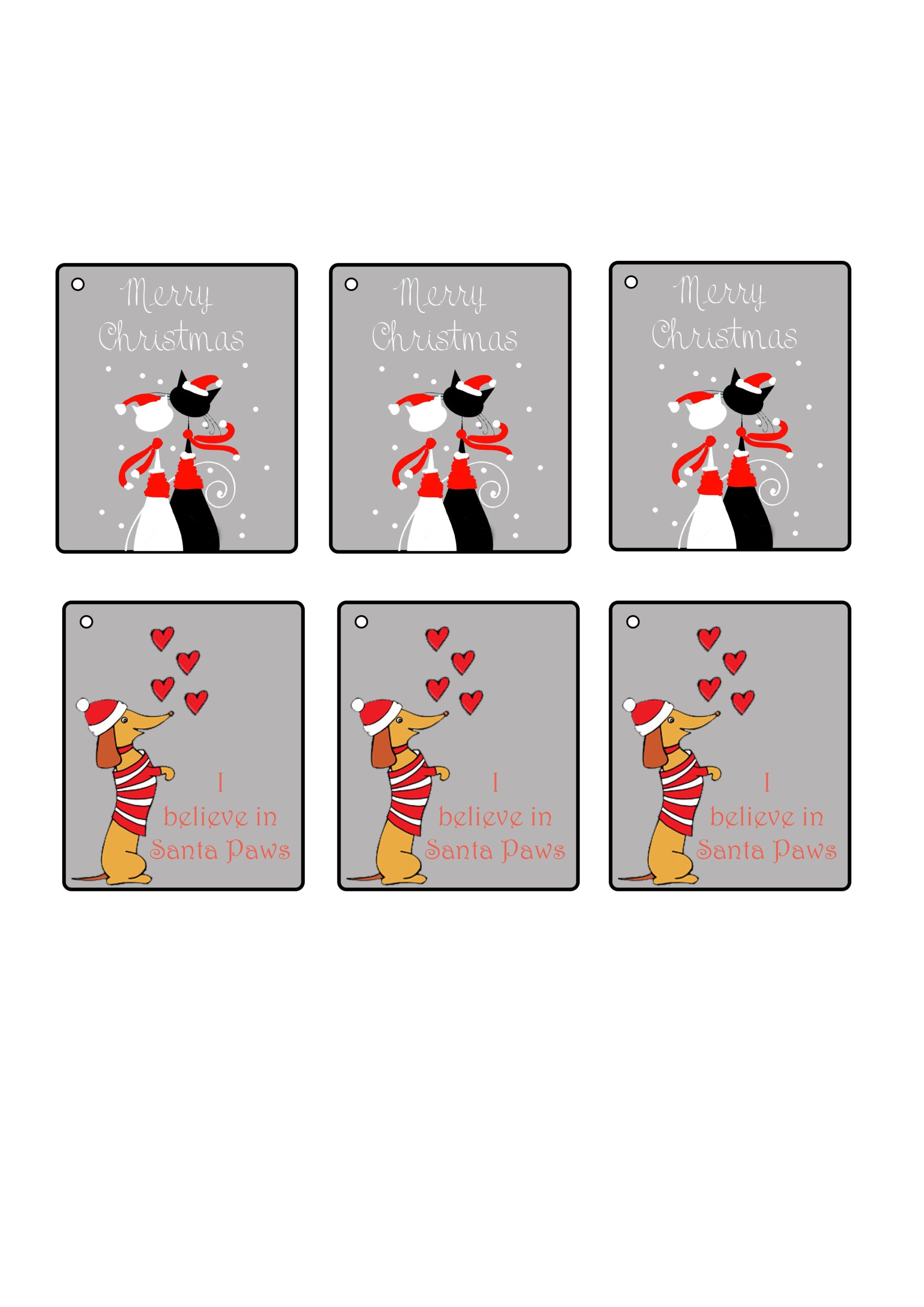 christmas tags