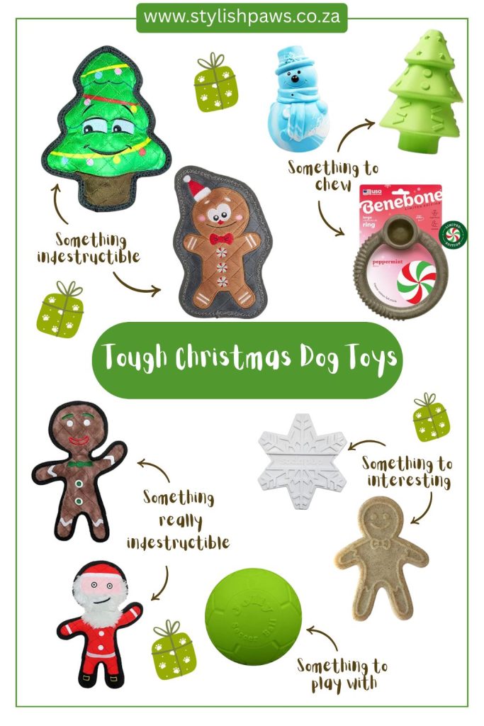 tough Christmas dog toys